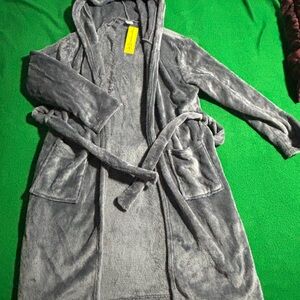 Gray Kids Pajama Robe with Ears